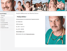 Tablet Screenshot of naturheilpraxis-steiner.de